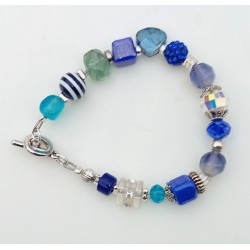 Bracelet bleu Lucile