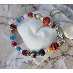 Bracelet multicolore Myrtille