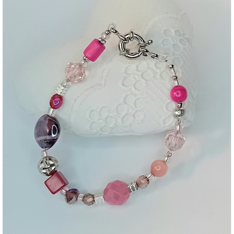 Bracelet rose Eugénie