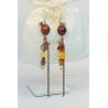 Boucles d'oreilles marron Appolonia