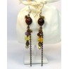 Boucles d'oreilles marron Appolonia