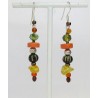 Boucles d'oreilles jaunes et oranges Eugénie