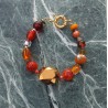 Bracelet orange Lina