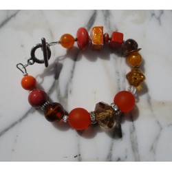 Bracelet orange Christelle