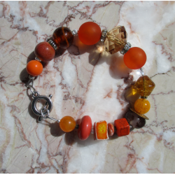 Bracelet orange Christelle