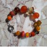 Bracelet orange Christelle