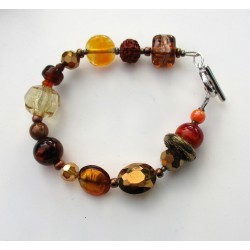 Bracelet orange Lina