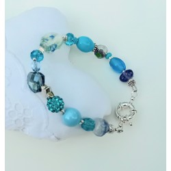 Bracelet bleu ciel Astrid