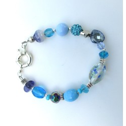 Bracelet bleu ciel Astrid