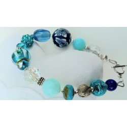 Bracelet bleu ciel Corinne