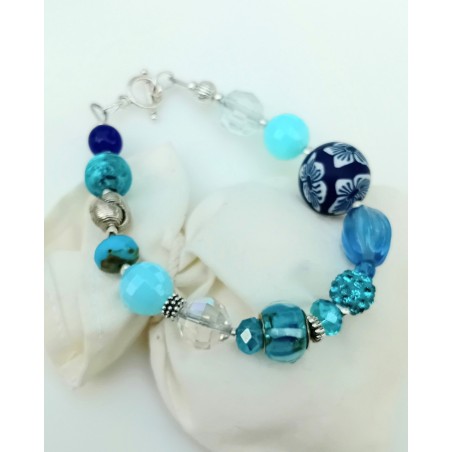 Bracelet bleu ciel Corinne