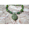 Collier vert Natacha