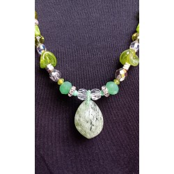 Collier vert Natacha