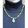 Collier vert Natacha