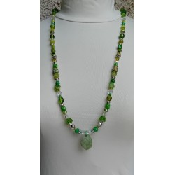 Collier vert Natacha