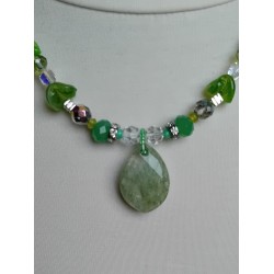 Collier vert Natacha