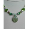 Collier vert Natacha