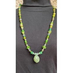 Collier vert Natacha