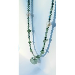 Collier vert Amandine