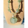 Collier vert Amandine