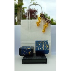 Boucles d'oreille bleues Gladys
