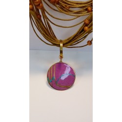 Pendentif émaillé Chloé