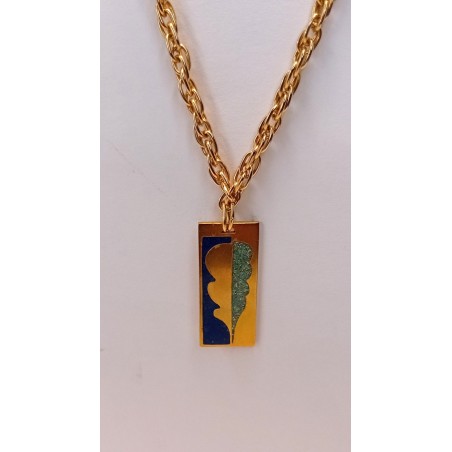 Pendentif émaillé Elise