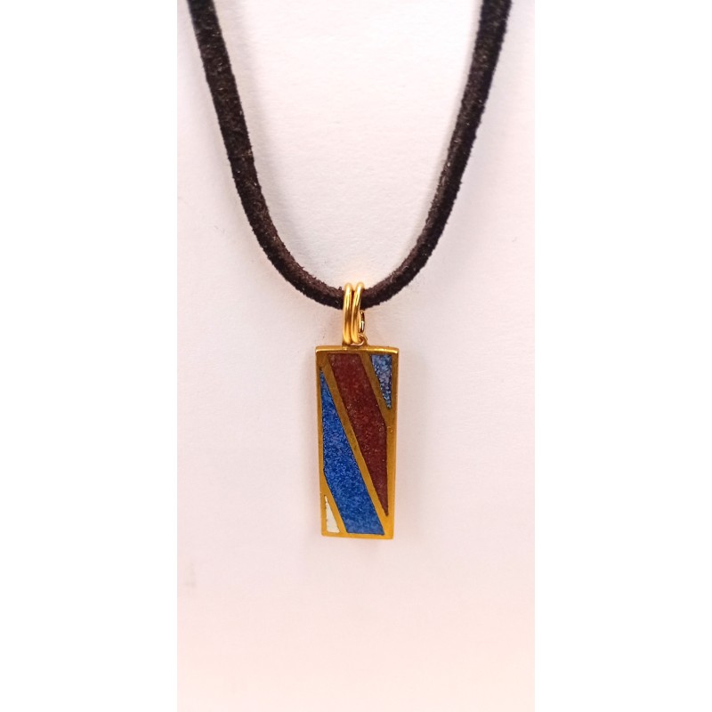 Pendentif émaillé Louise
