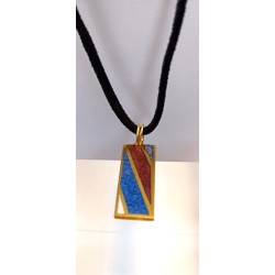 Pendentif émaillé Louise