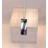 Pendentif émaillé Rose