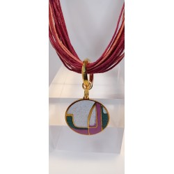Pendentif émaillé Gladys