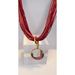Pendentif émaillé Gladys