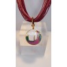 Pendentif émaillé Gladys