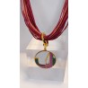 Pendentif émaillé Gladys