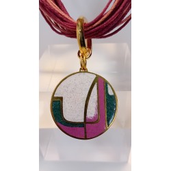 Pendentif émaillé Gladys