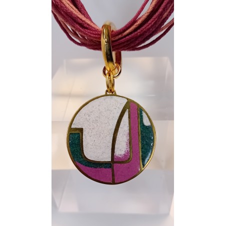 Pendentif émaillé Gladys