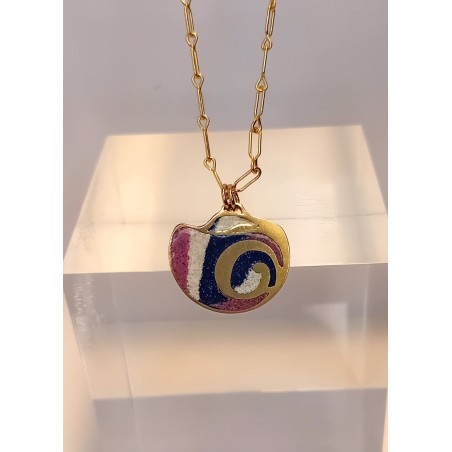Pendentif émaillé Noémie