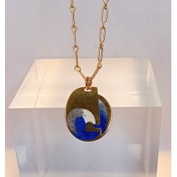 Pendentif émaillé Marie