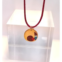 Pendentif émaillé Agnès