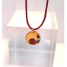 Pendentif émaillé Agnès