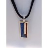 Pendentif émaillé Lucile