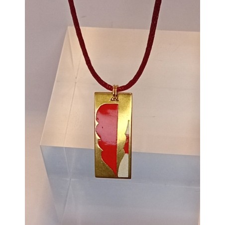 Pendentif émaillé Léonore