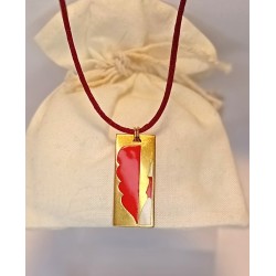 Pendentif émaillé Léonore