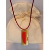 Pendentif émaillé Léonore