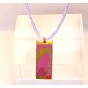 Pendentif émaillé Sandra