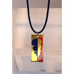 Pendentif émaillé Océane