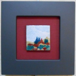 Tableau Village Rouge