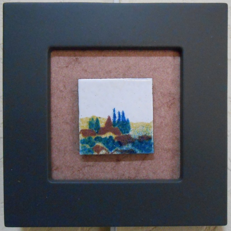 Tableau Village rose