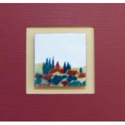 Tableau Toits Grenat