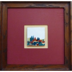 Tableau Toits Grenat